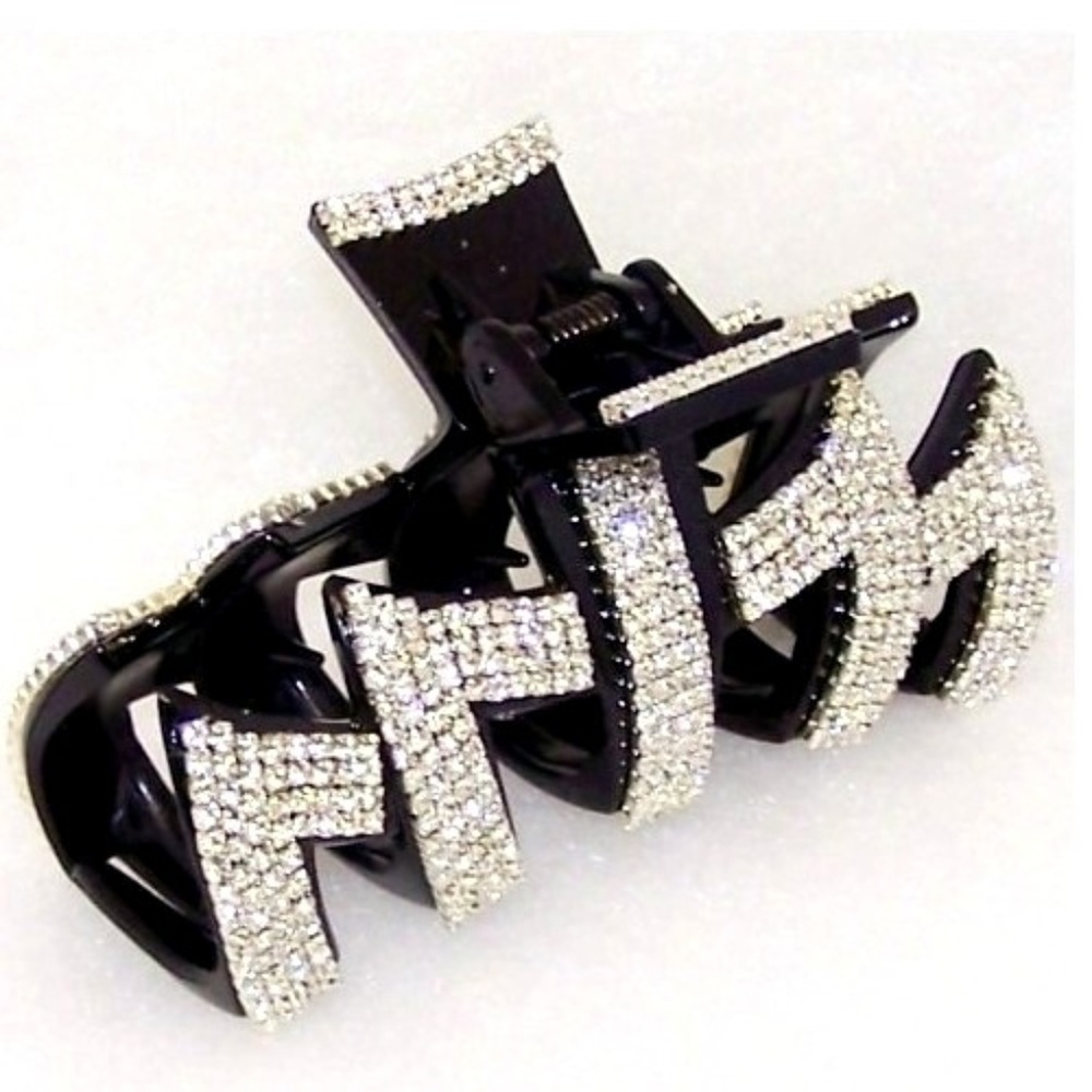 Sparkling & Bling Hair Claw Crystals Covered
